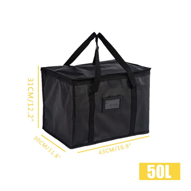Kühltasche – Extra isoliert & robust | Perfekt für unterwegs, Arbeit & Sport Zip Picnic Tin Foil Food panier repas