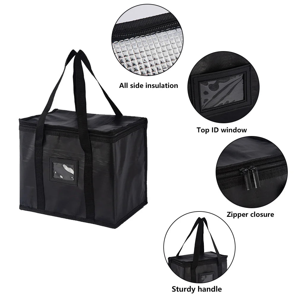Kühltasche – Extra isoliert & robust | Perfekt für unterwegs, Arbeit & Sport Zip Picnic Tin Foil Food panier repas
