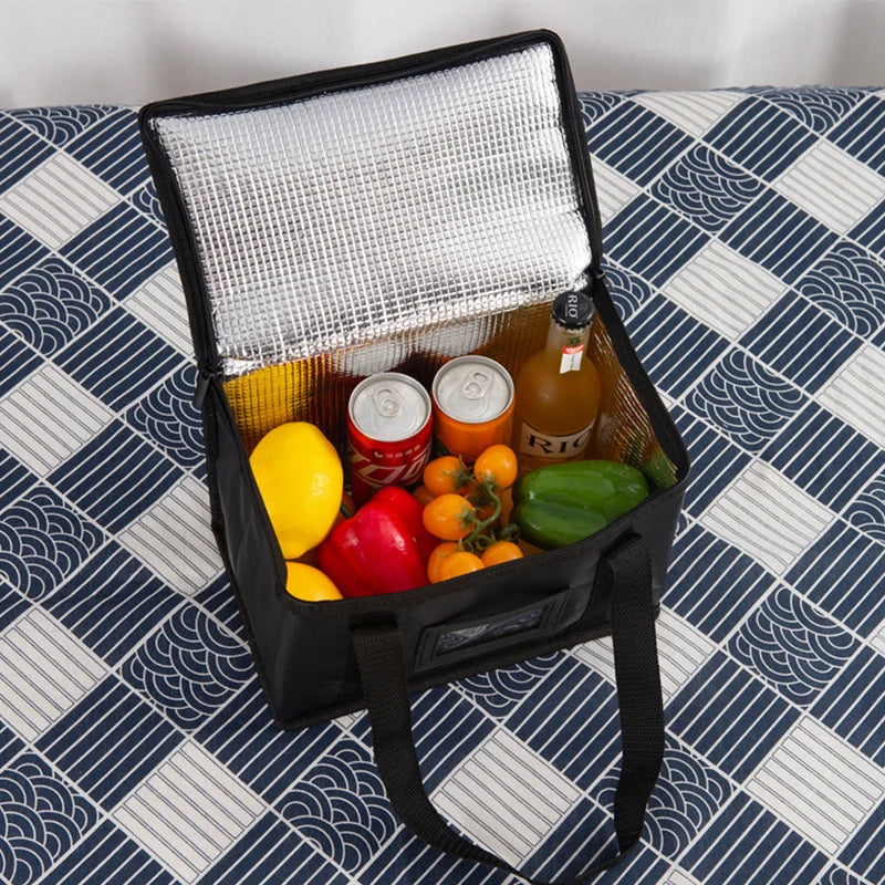 Kühltasche – Extra isoliert & robust | Perfekt für unterwegs, Arbeit & Sport Zip Picnic Tin Foil Food panier repas