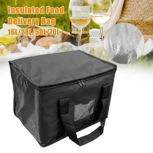Kühltasche – Extra isoliert & robust | Perfekt für unterwegs, Arbeit & Sport Zip Picnic Tin Foil Food panier repas