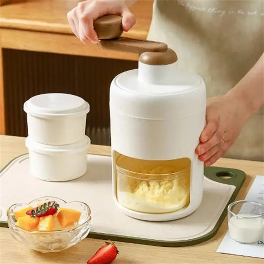 Eis-Zauber für Zuhause – Handbetriebene Eis- und Smoothie-Maschine