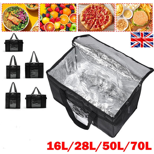 Kühltasche – Extra isoliert & robust | Perfekt für unterwegs, Arbeit & Sport Zip Picnic Tin Foil Food panier repas
